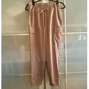 Old Navy High-Waisted StretchTech Cargo Ankle Pants – Taupe, Size Small
